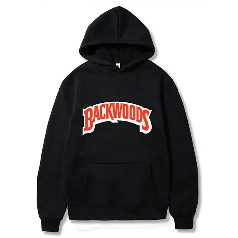 Men's Fitted Graphic Hoodie - Soft Cotton-Poly Blend, Long-Sleeve Casual Art-Style Pullover Streetwear Top, No