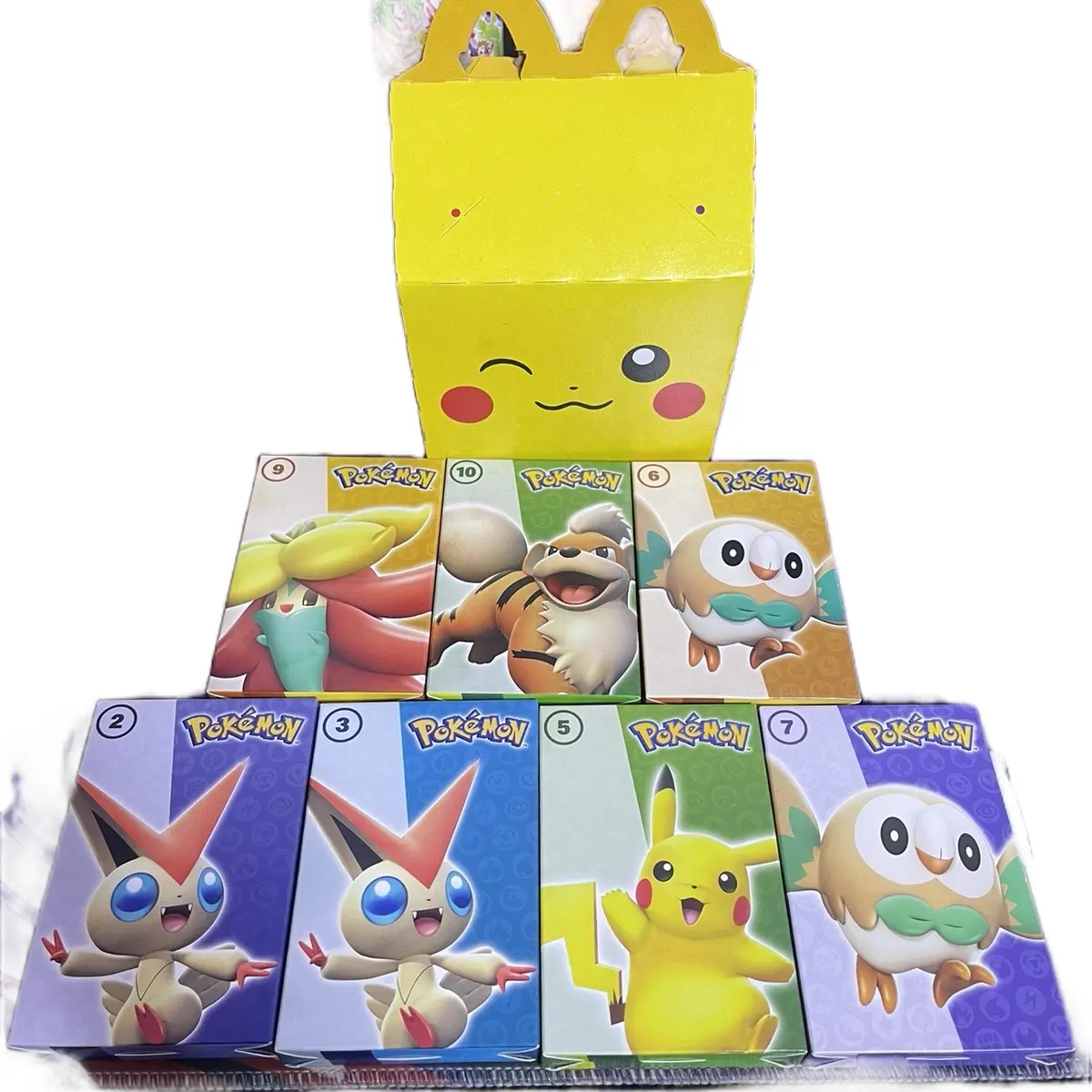 Pokémon 2022 McDONALD'S HAPPY MEAL Match Battle Pack with Game and 4 Cards