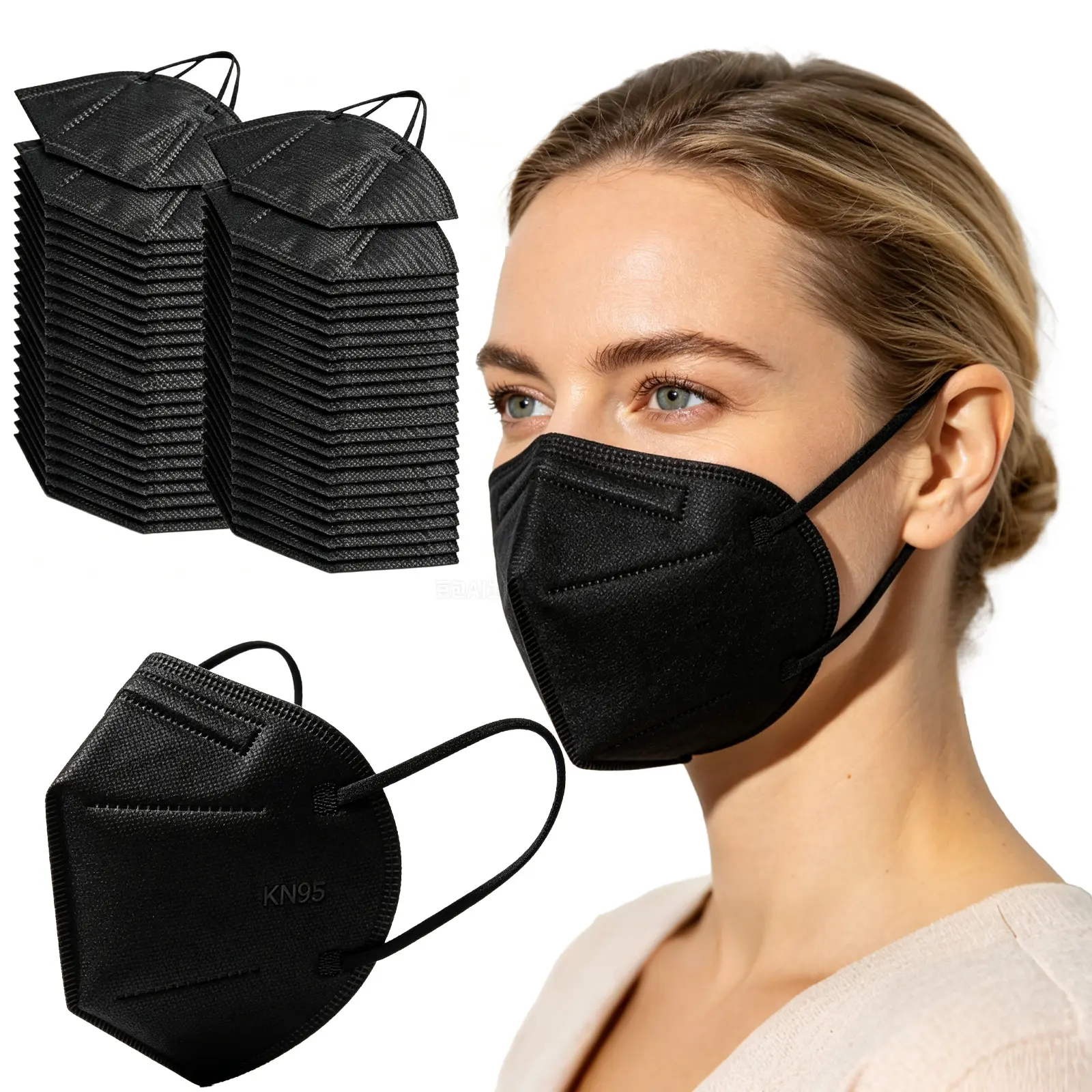 KN95 Face Mask Disposable Adults - 5 Layer Protection Adjustable KN95 Mask Breathable Comfortable Respirator Women Men KN95 Face Mask