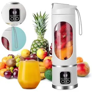Portable Blender Cup – USB Rechargeable Mini Personal Blender for Smoothies, Shakes & Baby Food | 6-Blade Ice Crusher, Leak-Proof Tritan Cup, Easy One-Touch Cleaning | Perfect for Travel, Gym, Office & Back to School Gifts