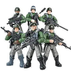 World War 2 WW2 Army Military Soldiers SWAT Special Force Figures Building Blocks Bricks Model DIY Assembly Bricks Toys For Kids