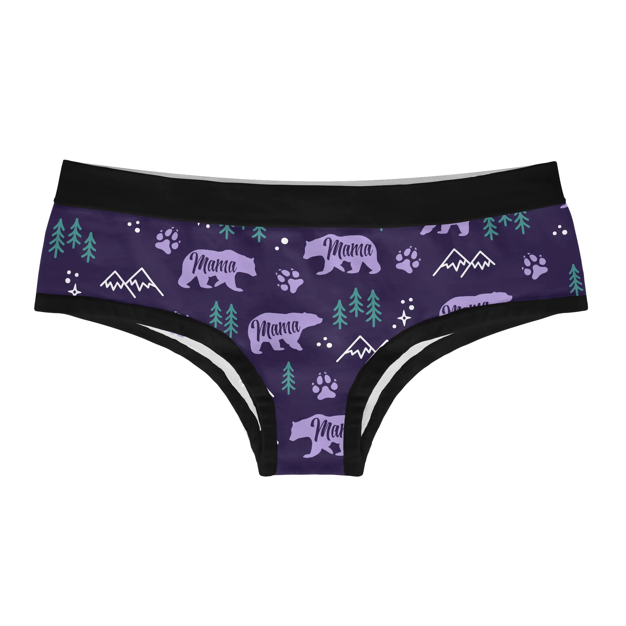 Womens Mama Bear Panties Cute Sexy Print Wild Animal Underwear for Mom Funny  Underwear for Women Graphic Womenswear Mother's Day Funny Animal Women's  Novelty Panties Purple - TikTok Shop