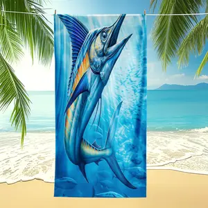 1PC ultra soft quick drying absorbent beach towel is a must-have for summer vacations. Outdoor oversized thick beach mat made of polyester fiber, colorful solid color, lightweight and portable travel picnic mat, beach sun protection bath towel