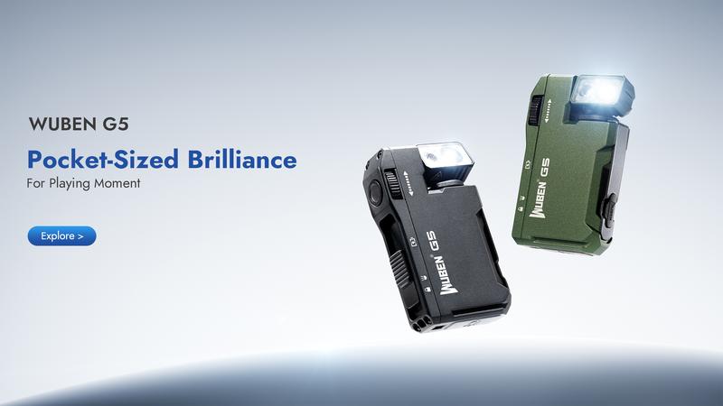 WUBEN G5 Premium Rotatable RGB Mini Pocket Flashlight, 400 Lumens, USB-C Rechargeable, Magnetic Clip, Ideal for Work, Travel, and Gear Bags, Outdoorfun WUBEN G5 Premium Rotatable RGB Mini Pocket Flashlight, 400 Lumens, USB-C Rechargeable, Magnetic Clip, Ideal for Work, Travel, and Gear Bags, Outdoorfun