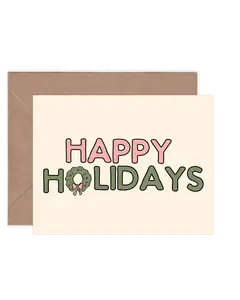 Holiday Wreath Greeting Card Great For The Holidays