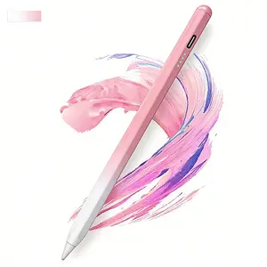 Stylus Pen for iPad 2018-2026 - Ultra-Quiet, Palm Rejection & Tilt Sensitivity, Type-C Fast Charging Active Pencil Compatible with iPad 6th-11th Gen, Pro M4 11/12.9/13", Air M2/M3/M4, Mini 5/6th