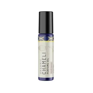 Chameli Organic Perfume Oil 100% Natural White Jasmine & Rose Scented Roller Bottle 10ml for Calming & Sedative Effects
