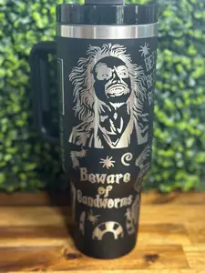 Nostalgic Beetlejuice Stainless Steel 40-ounce tumbler