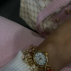 Women's Elegant Multicolor Artificial Gemstone Decorated Quartz Watch, Exquisite Trendy Wristwatch, Fashionable Watch As Gift, Jewelry Bracelet Watch