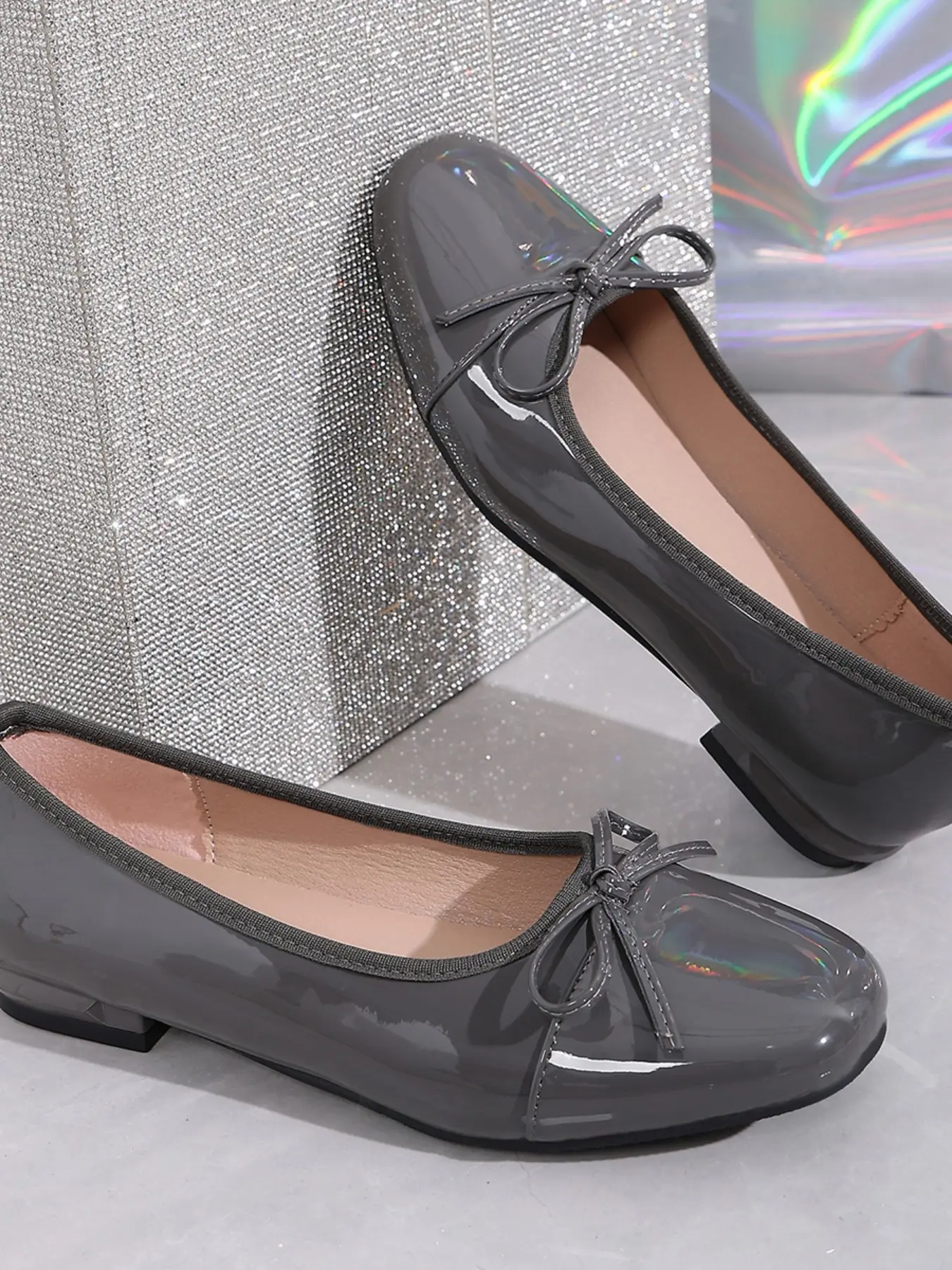 Soft Sole Chunky Heel Flat Shoes for Women, Comfortable Non-Rubbing Fashion Design, New Arrival 2026, Stylish Female Footwear