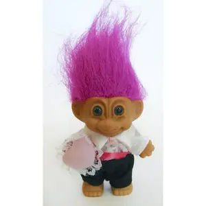 Russ Berrie My Lucky Mini Ring Bearer Troll Doll