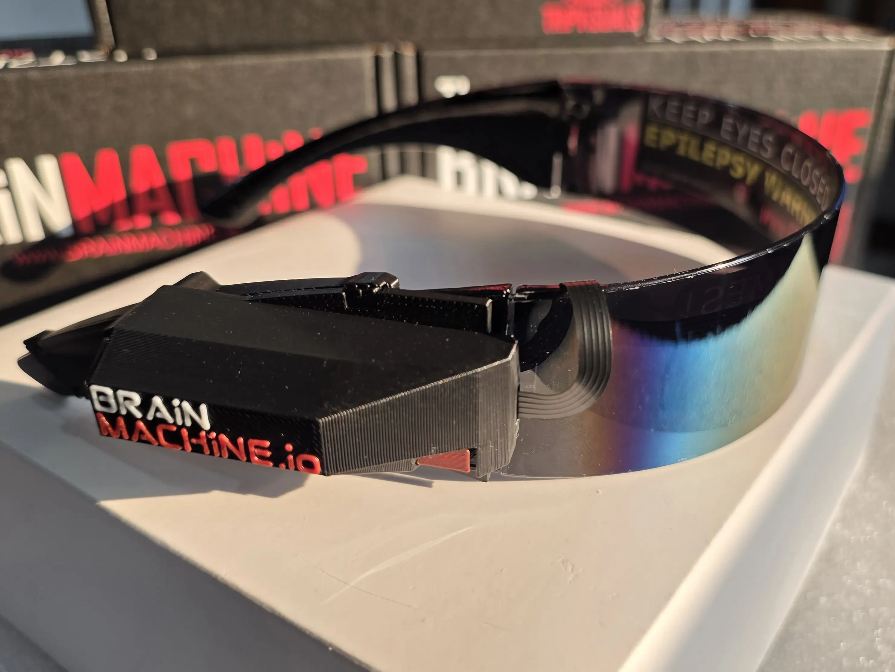 The BRAiNMACHiNE 3.0 - LED Entrainment Meditation Augmentation Glasses - The Kaleidoscope For Your Mind - UPGRADED 3.0 Model