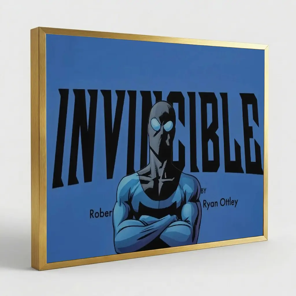 Style-3 Golden Metal Frame