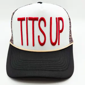 TITS UP Puff Embroidered HAT/POCKET Patch