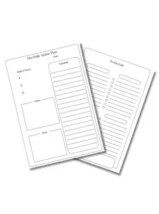 A5 Daily Planning Pages