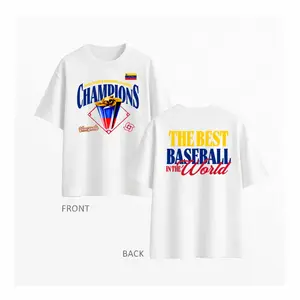 2026 Baseball Champions Shirt Venezuela Team, The Best Baseball in the World Graphic Tee, Unisex Sports Fan T-Shirt, 2-Side Print