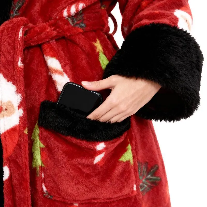 【Clearance Sale】Christmas Plush Robe Hooded & Non-Hooded | Snowman, Santa & Cartoon Prints Flannel Hooded Blanket christmas print Nightwear Loungewear Nightwear Women Womenswear robe for women vines skull robe Oversized Shearling Wearable Blanket Hoodie 【Clearance Sale】Christmas Plush Robe Hooded & Non-Hooded | Snowman, Santa & Cartoon Prints Flannel Hooded Blanket christmas print Nightwear Loungewear Nightwear Women Womenswear robe for women vines skull robe Oversized Shearling Wearable Blanket Hoodie