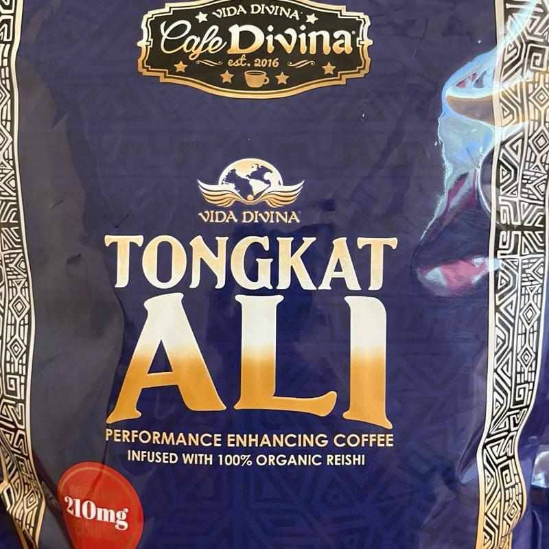 Cafe Divina Tongkat Ali Performance Enhancing Coffee Infused With 100% Organic Reishi 20 Sachets 210mg Reishi Per Serving 14.8 oz 20 Servings Natural Energy Boost for Adults - Beverage Beans Taffy Creamer - Healthy
