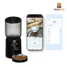 TaleBoss 5L Large-Capacity WiFi Automatic Cat Feeder with Dual-Camera Design, Lid, Remote Control, Infrared Laser Play, Timed Dry Food Dispenser, 10 Daily Meals, 1-15 Portions, Stainless Steel Bowl, Battery and Plug-In Modes for Indoor Cat Owners