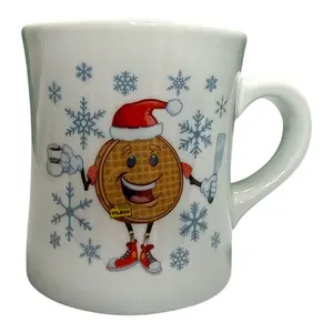 Waffle House 2020 Happy Holidays Mug - Wilson the Waffle Christmas Edition