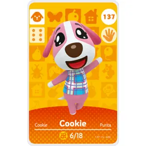 Cookie - Villager NFC Card for Animal Crossing New Horizons Amiibo