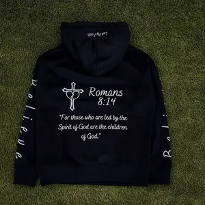 Led By Faith Romans 8:14 - Unisex Regular Fit 100% Cotton Hoodie