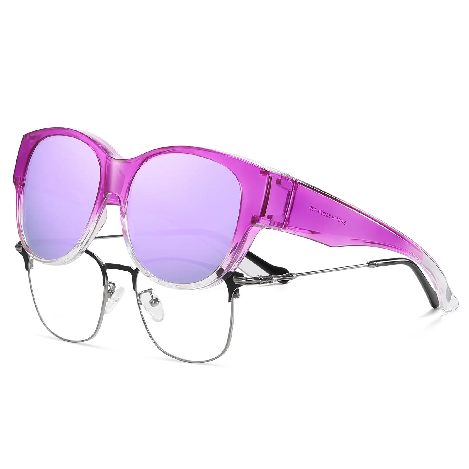 Gradient Purple Frame Purple Lens