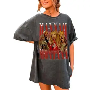 Hannah Montana Vintage Graphic Tee, Retro Y2K Pop Star Shirt, Nostalgic 2000s Unisex T-Shirt
