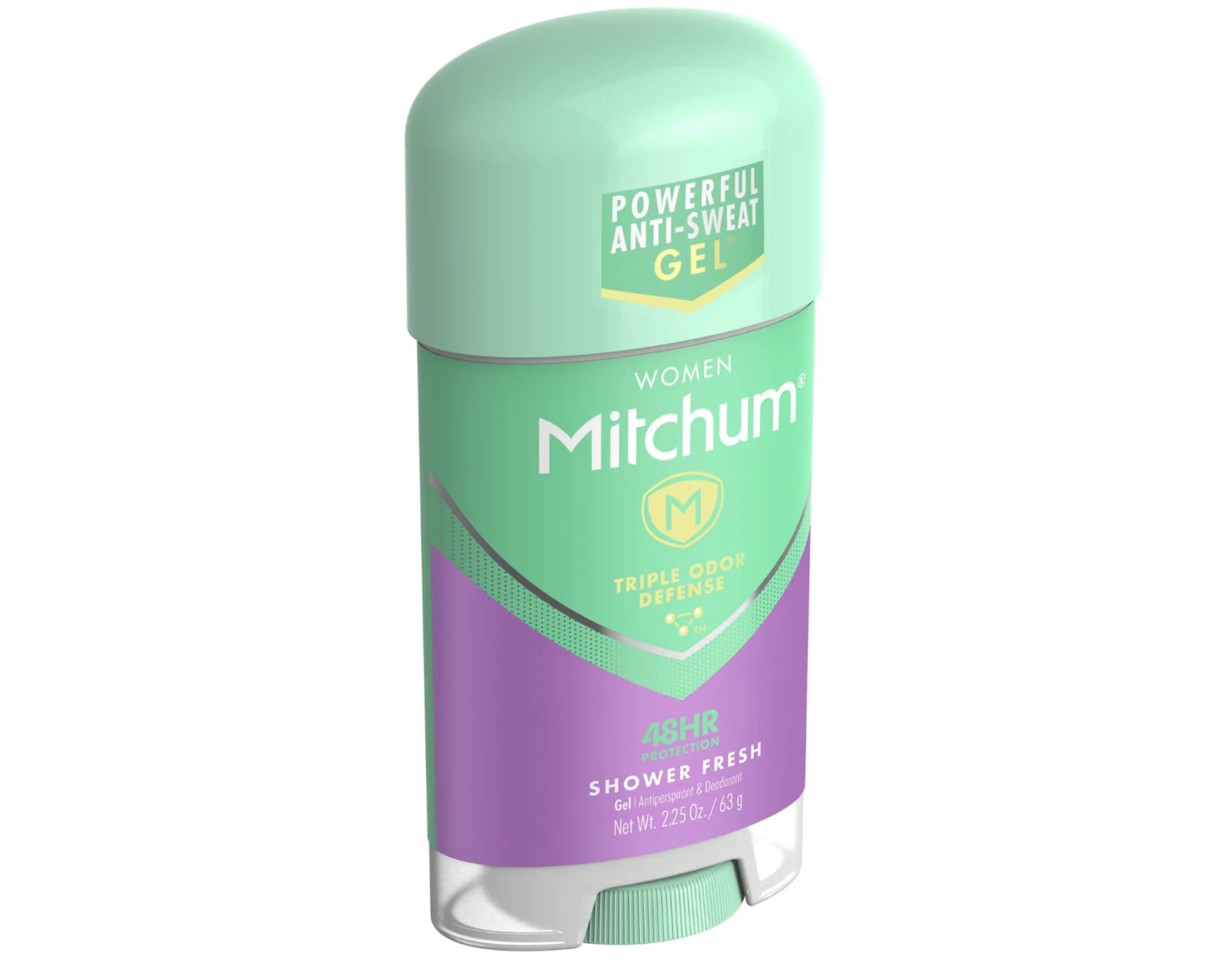 Mitchum Gel Anti-Perspirant Deodorant, Triple Odor Defense for Women, Shower Fresh, 2.25 Oz pack-2