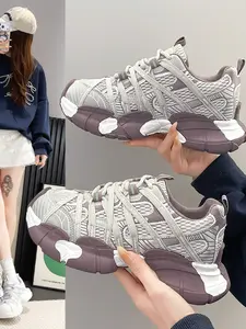 Women's Multifunctional Casual Shoes, Thick Sole Height-Boosting Running Sports Shoes, Fashionable Daily Wear Athletic Shoes, Athletic Running Trainers, Running Athletic Footwear, Running Sneakers