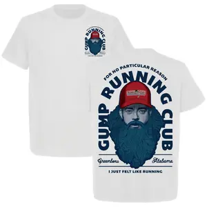 Forrest Gump Running Club "I Just Felt Like Running" T-Shirt Vintage Retro Meme Graphic Tee