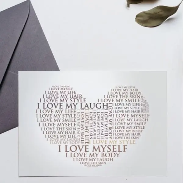 Self Love - Blank Bundle (8) Card "Embrace Self-Love with Our Blank Card Bundle: Spread Positivity and Joy"