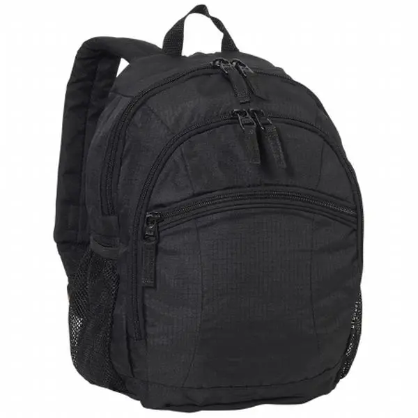212 MAIN Everest 7045S-BK 13 in. Deluxe Junior Backpack - Compact Casual Travel Backpack with Organized, Functional Storage