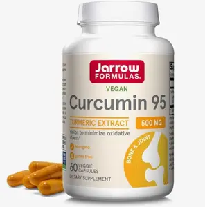 Jarrow Formulas Curcumin 95 Supplement - Turmeric Extract Supplement, 500 mg for Antioxidant & Joint Support, 60 Capsules
