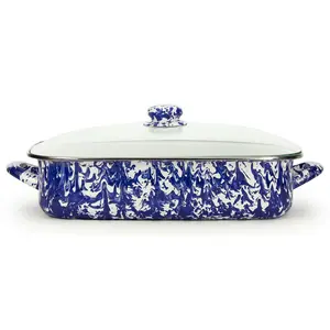 Golden Rabbit Enamelware 10.5qt Roasting Pan
