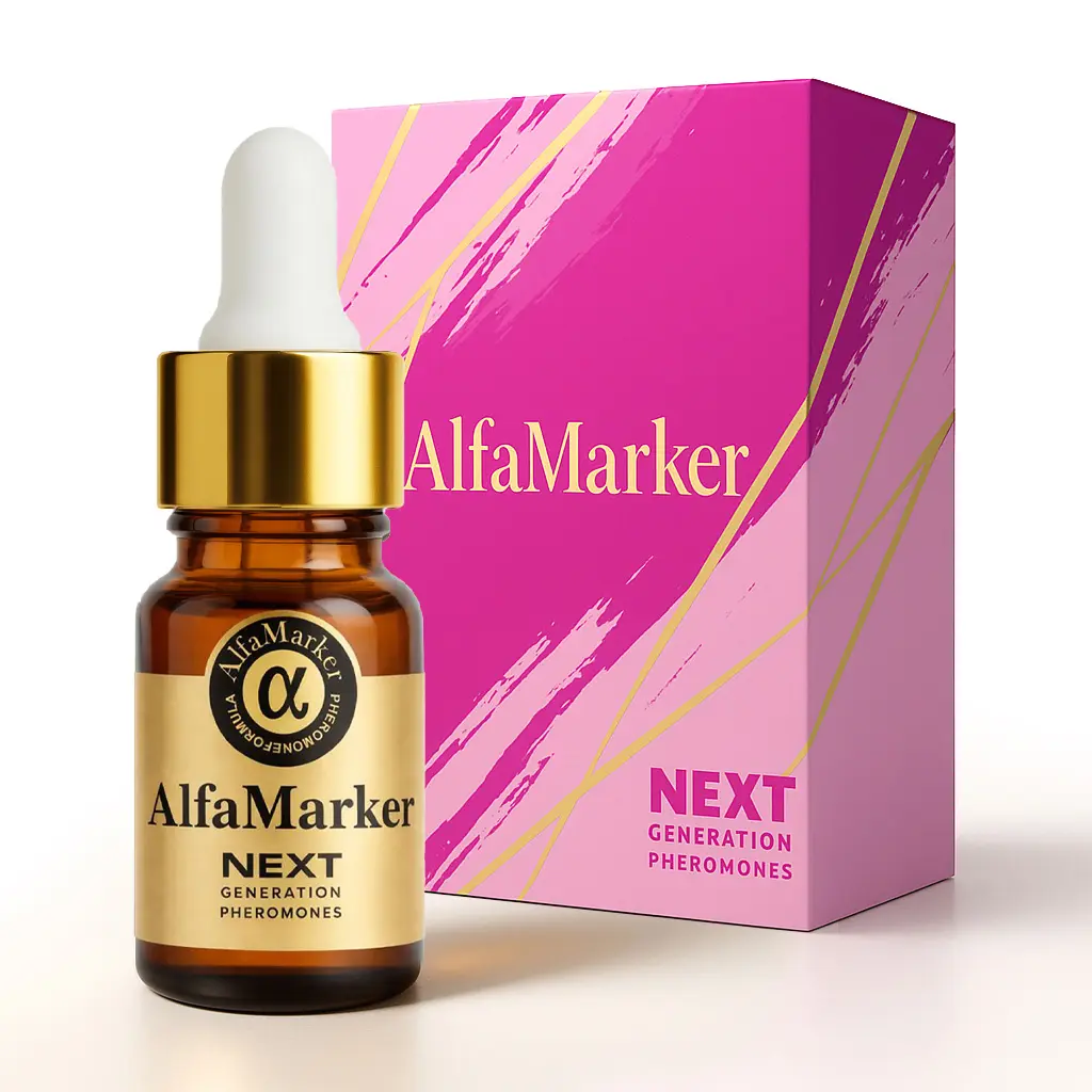AlfaMarker Pheromone Perfume for Women  | Long Lasting Elegant Fragrance  | 0.17 Fl oz | Oil Pefume  | Attract Him Original Pheromone
