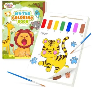 Water Coloring Books for Toddlers - Watercolor Painting Book & Drawing Art Paper for Kids, Age 3-6, Mess-Free Craft Supplies, Easter & Birthday Gift