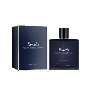Roxelis Men's Charm Perfume Fragrance Natural Fresh Charm Release Lasting Fragrance Couple Dating Atmosphere Perfume  50ml light fragrance enhance attraction arabian perfume natural herbal formula-long lasting scent intense men Eau De Parfum pheromone