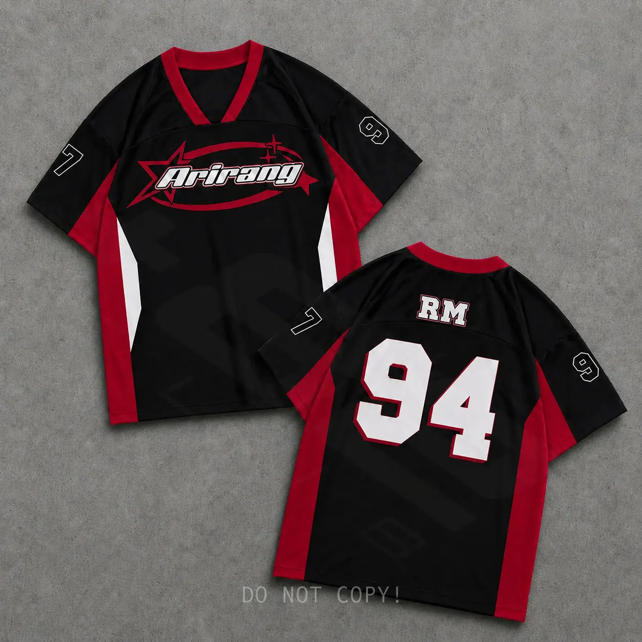 Custom Kpop Boy Group Member Jersey, Personalized Arirang World Tour Boxy Mesh Football Jersey, Custom Name Number Jersey, Kpop Concert Jersey Football Crop Top, Kpop Fan Gift, Boy Group Kpop Concert Outfit