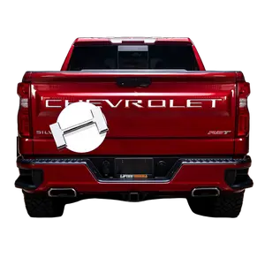 Tailgate inserts letters stickers decal truck accessories  Compatible for 2019 2020 2021 2022 2023 2024 2025 chevy Chevrolet Silverado 1500 2500