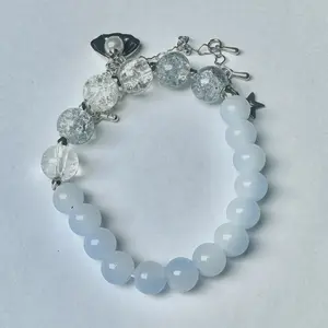 A luxurious hand polished Mosonite colored bracelet paired with colored zircon, sparkling Mosonite, and colored zircon. Master level aesthetic design. Excellent quality. Brilliant and radiant. High quality manual polishing