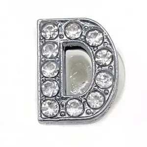 USOQ DIY Shoe Charms A-Z 0-9 10mm Letter Sandal Charms boot accessory Shoe Accessories Decoration Jewels Party Favors