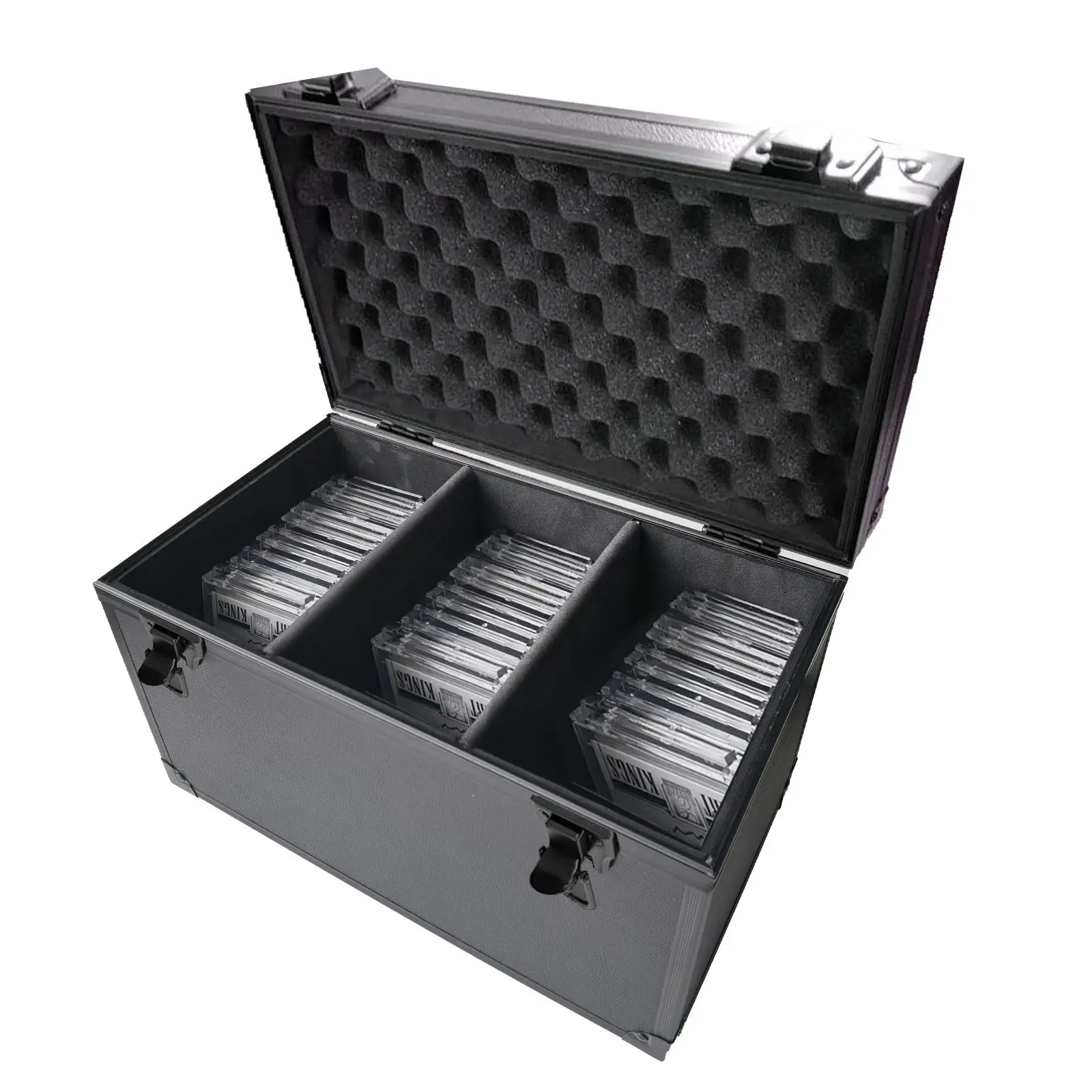1pc 3-Row Graded Card Case, Card Slab Storage Box Holder for PSA BGS CGC  Certified