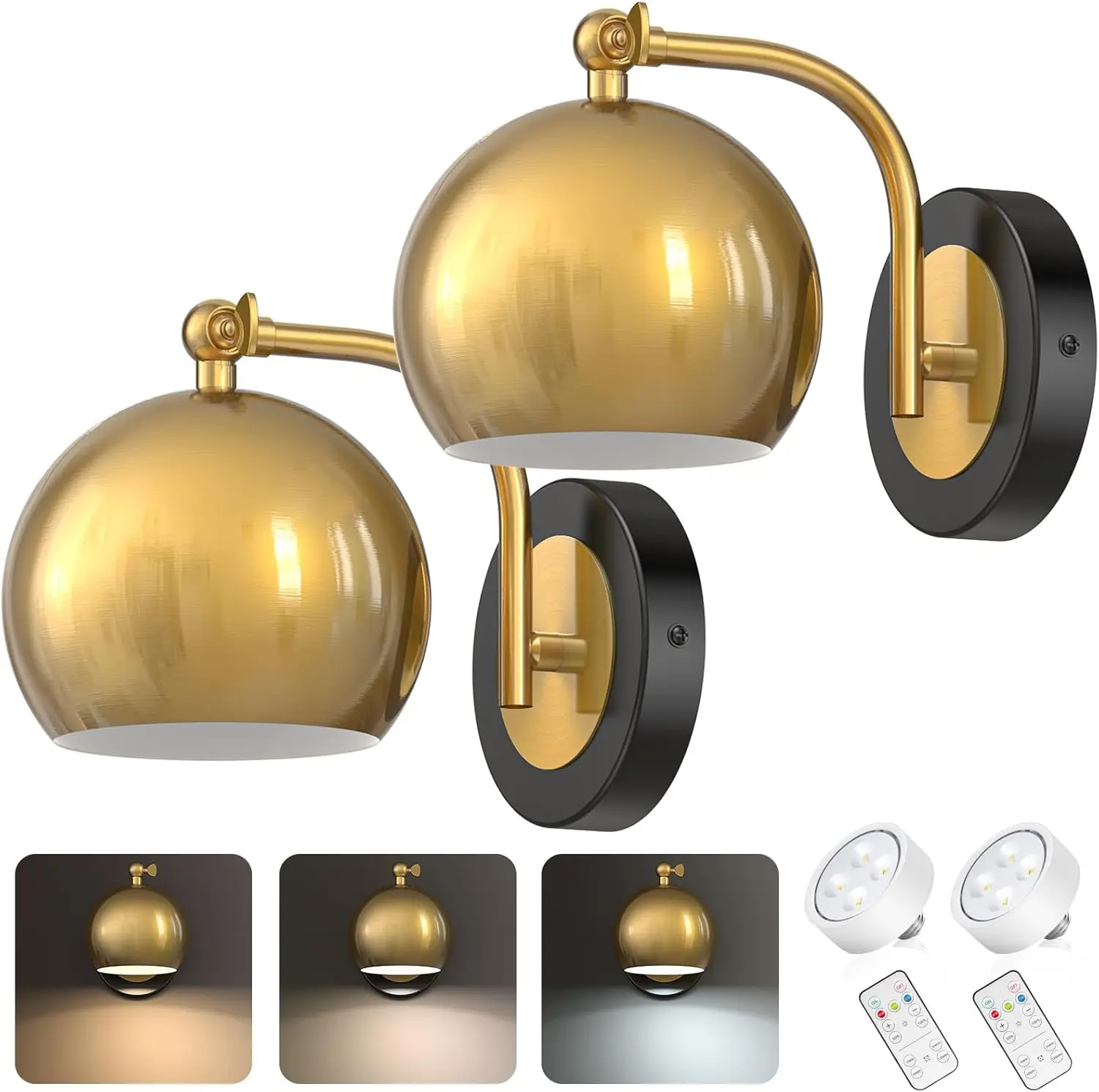 【Today's Deal】Glitnous Black Iron Wall Sconces 2-Pack Minimalist Industrial Style with Clean Lines Easy Installation Includes All Mounting Hardware for Quick Setup