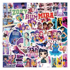 110 Ps Kpop Stickers Collection Featuring Zoey Rum Mira & Kpop Demon Hunters Designs Perfect for Halloween Christmas Gifts Versatile Fun Decorations