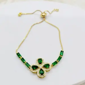 Pulsera Ajustable Trébol