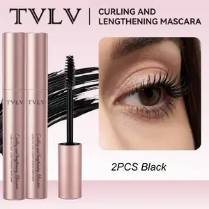 2-Piece Mascara Set, Lengthening Mascara, Extreme Length & Volume, Waterproof Smudge-Proof, Long-Lasting 36 Hours, Natural Voluminous Curl, Perfect Valentine Gift