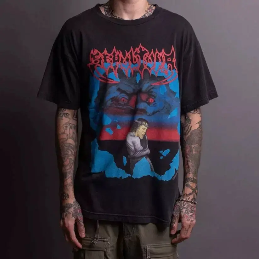 1997 Sepultura Schizophrenia T-shirt Rare Design Black Men Women S-5XL
