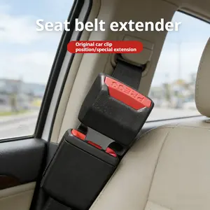 Car Seat Belt Buckle Holder Universal Fit for Most Models Easy Grab Back Seat Clip Assistant Anti Rattle Durable Material Auto Parts Car Seat Attachment