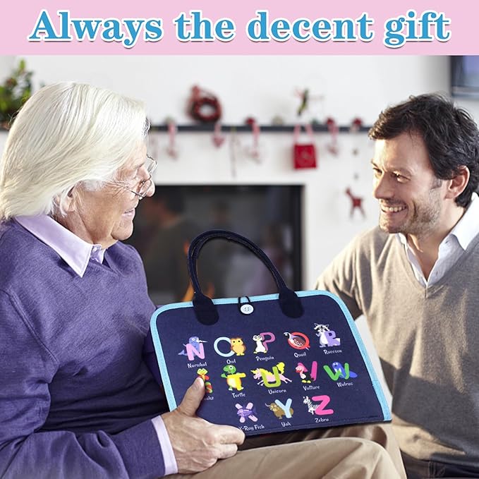 Fidget Blanket for Adults with Dementia, Dementia Products for Elderly, Alzheimers Activities for Seniors, Fidget Blankets for Dementia Patients Gifts for Elderly and Children with Autism